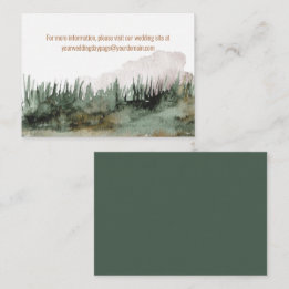 Rustic Mountain Landscape Visit our Website Enclosure Card