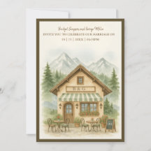 Rustic Mountain Monogram wedding Destination