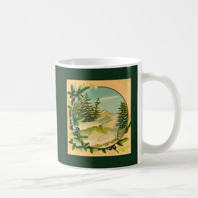 Rustic Mountain Scene Coffee Mug (Right)