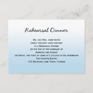 Rustic Mountain Watercolor Wedding Rehearsal Invitation