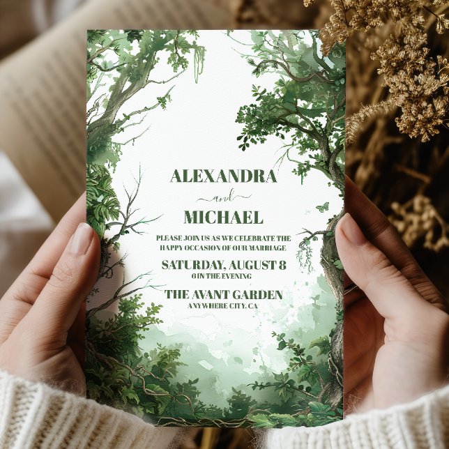 Rustic Mountain Wildflower Boho Wedding  Invitation (Creator Uploaded)