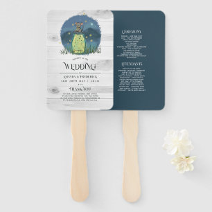 Rustic Mouse Firefly Mason Jar Hand Fan