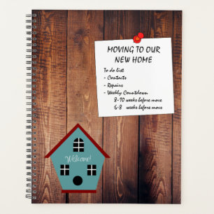 Rustic moving to a new home to do list planner