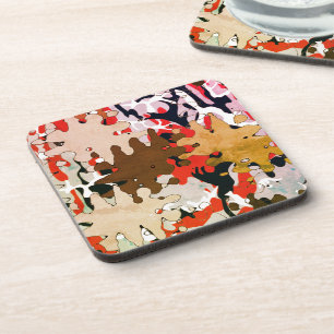Rustic Multi Colour  Coaster