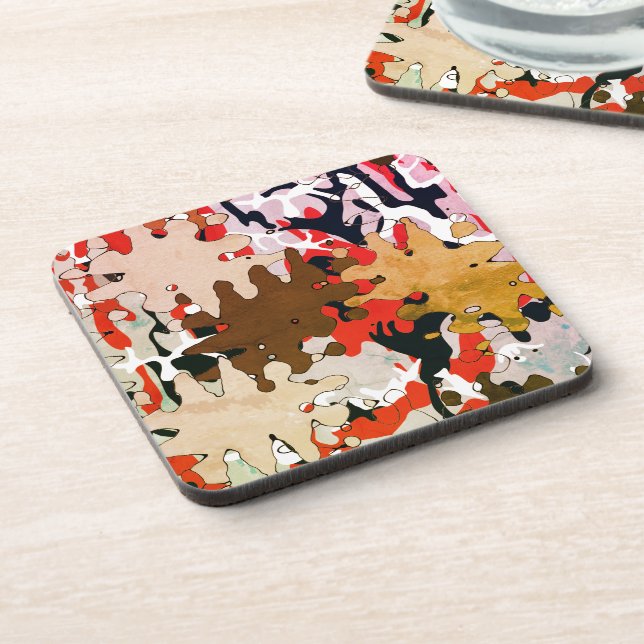 Rustic Multi Colour  Coaster (Left Side)