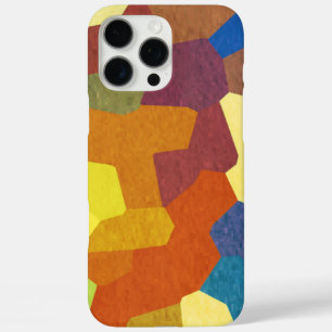 Rustic Multicolored Abstract Pattern iPhone 16 Pro Max Case