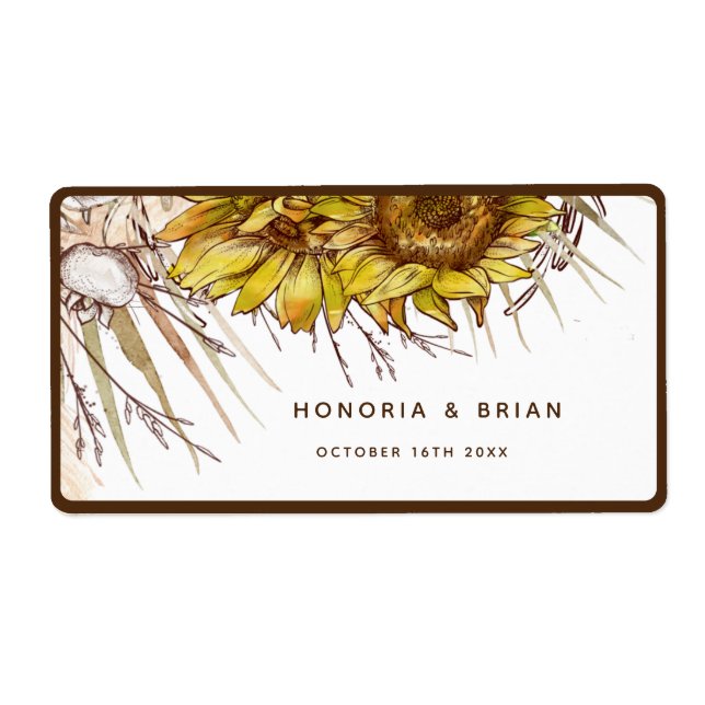 Rustic Mustard Sunflower (Front)