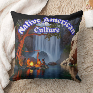 Rustic Native American Culture Cushion