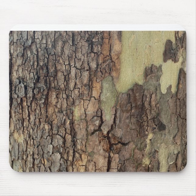 Rustic natural distressed tree bark forest trees  mouse mat (Front)