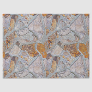 Rustic Natural Stone Pattern Print 2 Tissue Paper