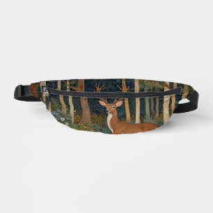 Rustic nature deer boho woodland forest greenery bum bags