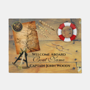 Rustic Nautical Boat Doormat