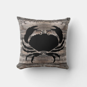 rustic nautical CRAB Cushion