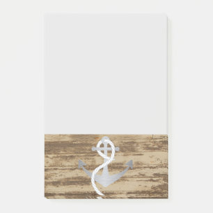 Rustic Nautical Post it Notes