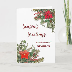Rustic Neighbour Christmas Holiday Card