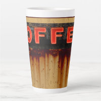 Rustic Neon Coffee Sign