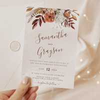Rustic Neutral Boho Floral Wedding