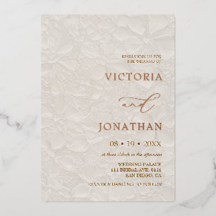 Rustic Neutral Floral All in one Wedding