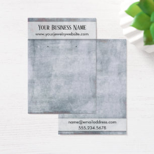 Rustic Neutrals Earring Holder Display Cards