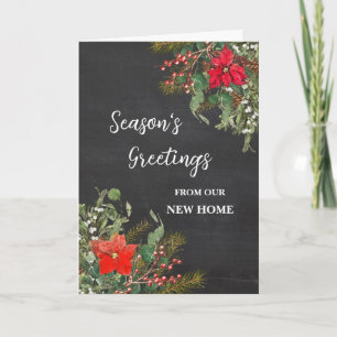 Rustic New Home Christmas Card