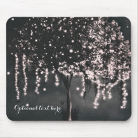 Rustic Night Mossy Tree Lights Elegant