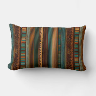 Rustic Nomadic Patterns Lumbar Cushion