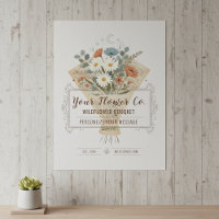 Rustic Novel-Wrapped Flowers Customizable