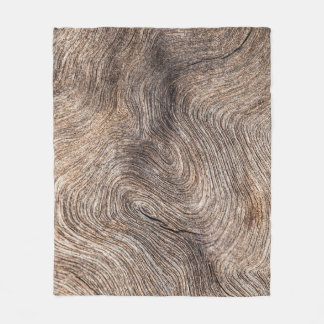 Rustic old wood, textured background fleece blanket
