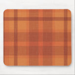 Rustic Orange Autumn  Fall Plaid Tartan Wrapping P Mouse Mat<br><div class="desc">Rustic Orange Autumn  Fall Plaid Tartan</div>