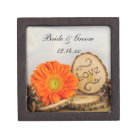 Rustic Orange Daisy Woodland Wedding