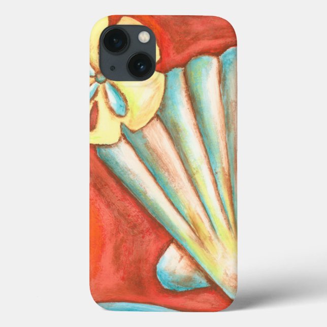 Rustic Orange Seashells Case-Mate iPhone Case (Back)