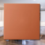 Rustic Orange Solid Colour | Classic | Elegant Tile<br><div class="desc">Rustic Orange Solid Colour | Classic | Elegant | Trendy | Stylish | Gift</div>