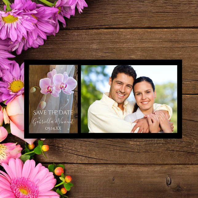 Rustic Orchid Elegance Barn Wedding Save the Date (Creator Uploaded)