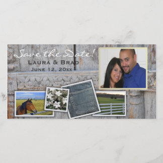 Rustic, outdoor, country - save the date