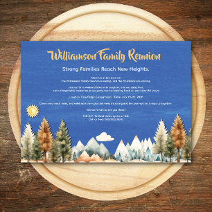 Rustic Outdoors Family Reunion Invitation