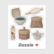 Rustic Pantry Sticker Set