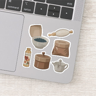 Rustic Pantry Sticker Set