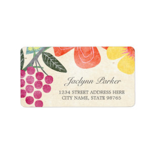 Rustic Paradise Address Labels
