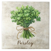 Rustic Parsley Faux Ceramic Tile