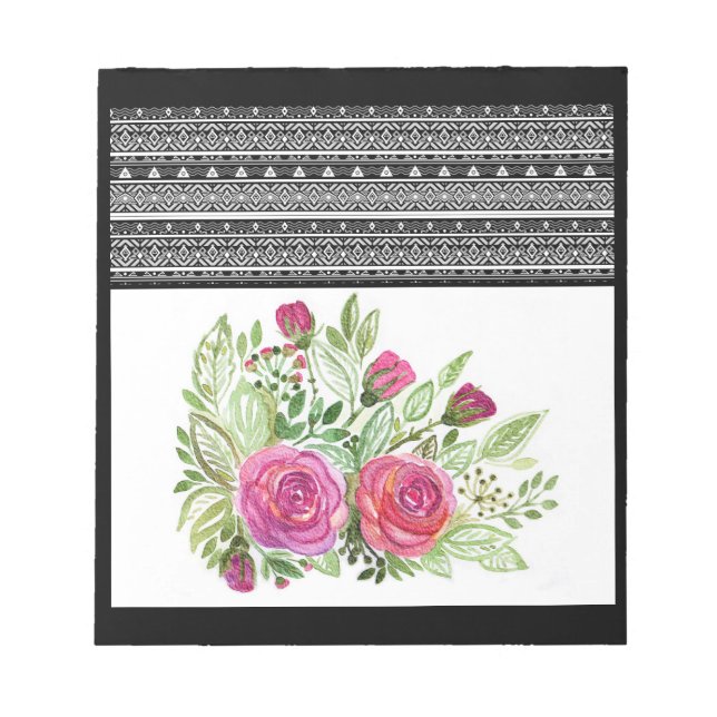 Rustic patchwork notepad (Front)