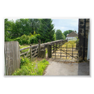 Rustic Path, Mytholmroyd Photo Print
