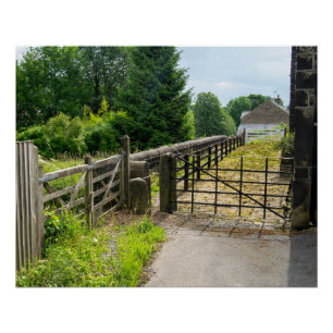 Rustic Path, Mytholmroyd Poster