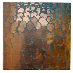 Rustic Patina Copper Tile
