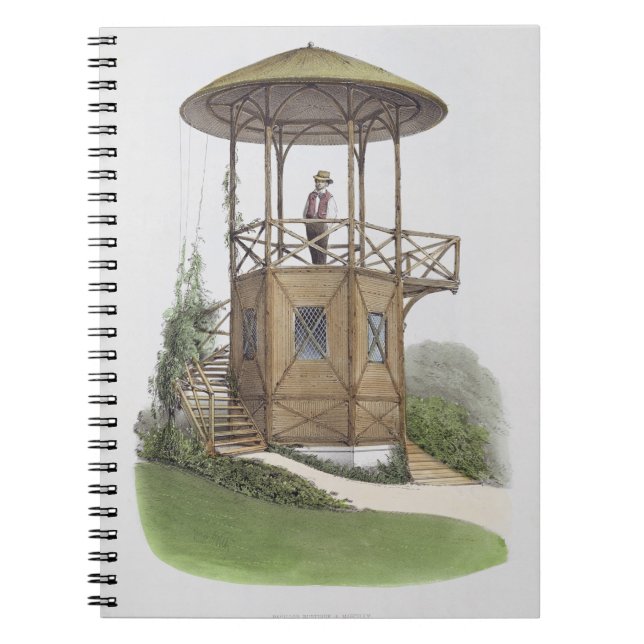 Rustic Pavilion at Marcilly, from 'Habitations Cha Notebook (Front)
