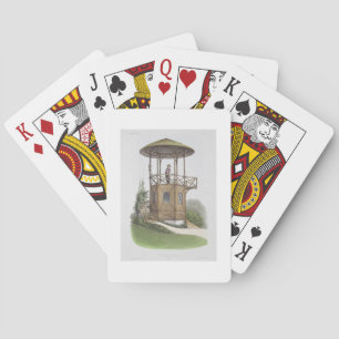 Rustic Pavilion at Marcilly, from 'Habitations Cha Playing Cards
