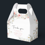 Rustic Peach Wildflowers Favour Box<br><div class="desc">Complete your rustic bridal shower with our "Rustic Peach Wildflowers Favour Box." These boxes, featuring peach and sage green wildflowers, are perfect for holding bridal shower favours. Customise every detail to match your unique style, and use them as wedding shower decorations and guest gifts to say thank you. These floral...</div>