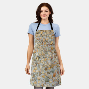 Rustic Pebblestone Wall Apron