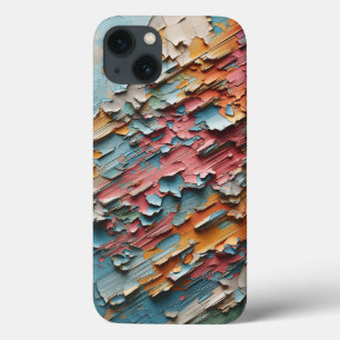 Rustic Peeling Paint Abstract Phone Case  Colourfu