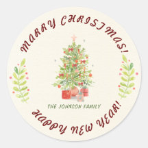 Rustic Personalise Greenery Christmas