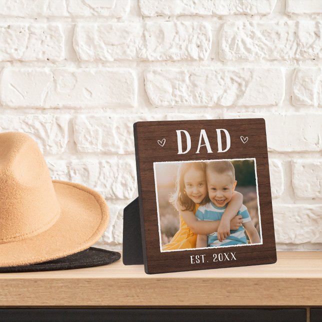 Rustic Personalised Dad Plaque (Creator Uploaded)